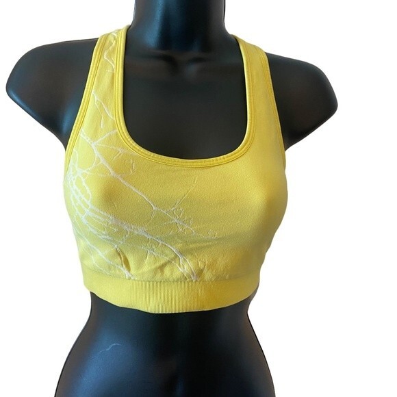 Nux sports bra, yoga clothing, criss cross back, moisture wicking med NWOT - Picture 4 of 7